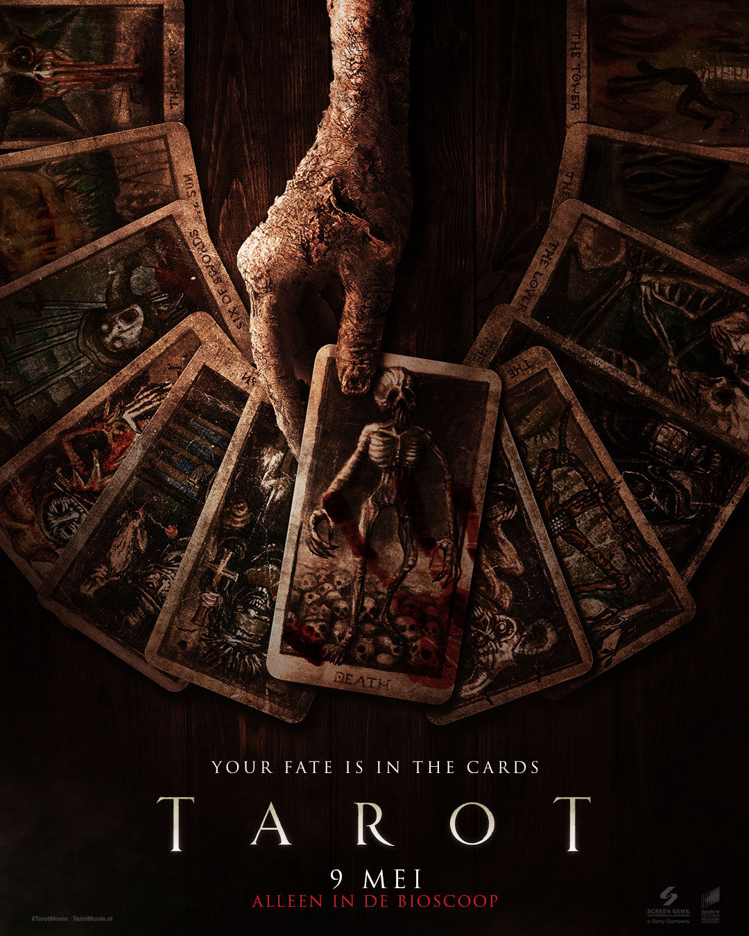 Horror film Tarot (2025) vanaf 9 mei in de Nederlandse bioscoop